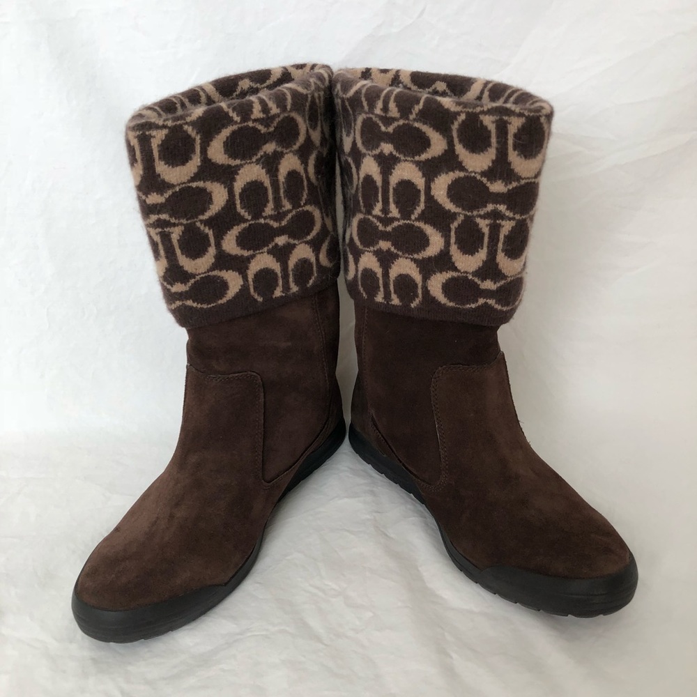 COACH Tatum Suede Boots